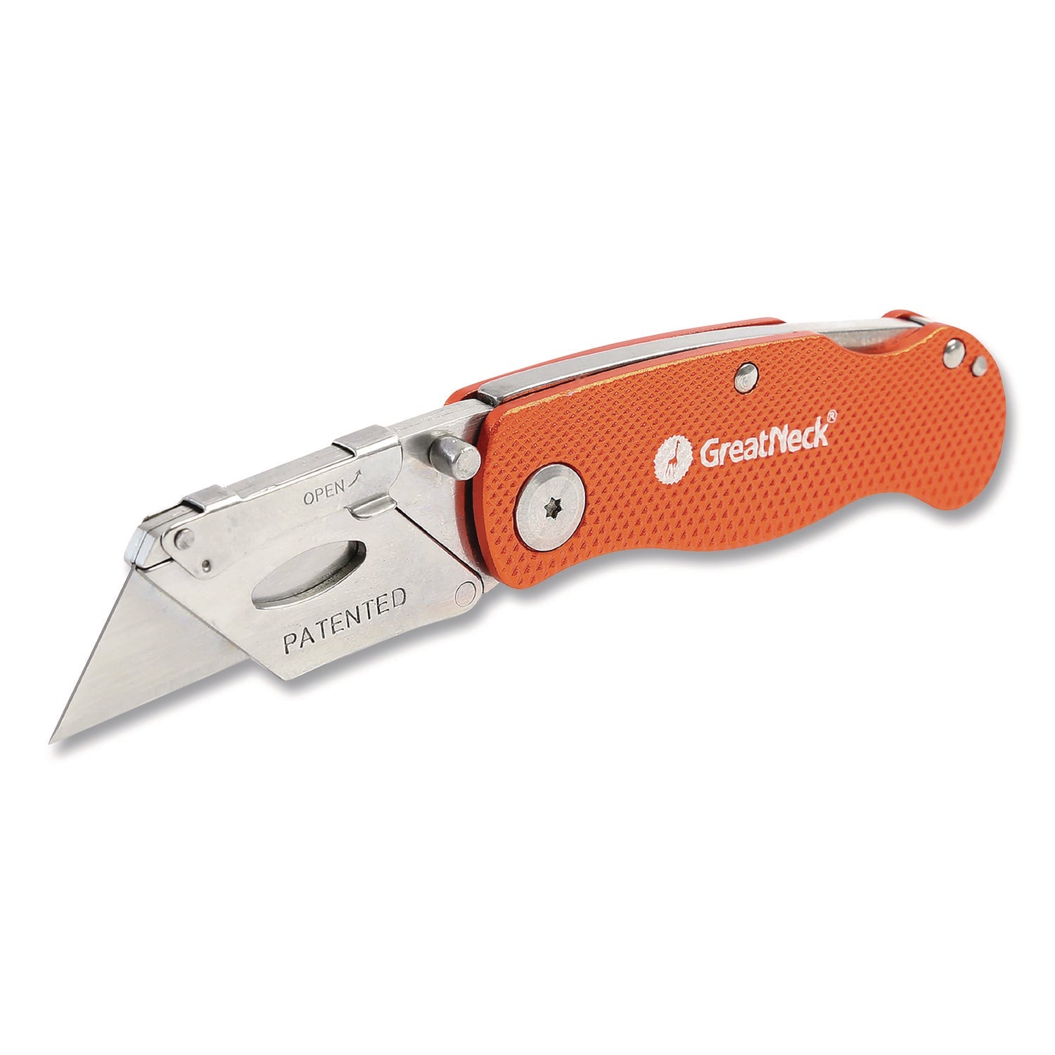 great-neck-r-quick-change-lock-back-utility-knife-3-5-aluminum-handle-orange-gns74201_1